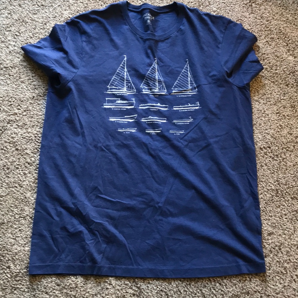 Men’s j crew cotton tee ex lg